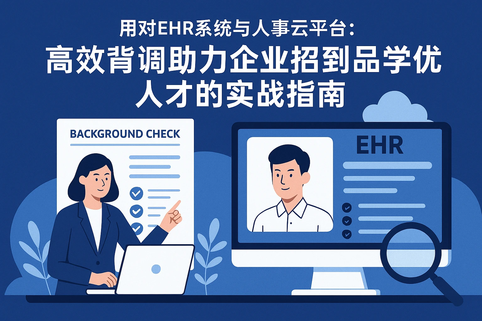 用对EHR系统与人事云平台：高效背调助力企业招到品学兼优人才的实战指南