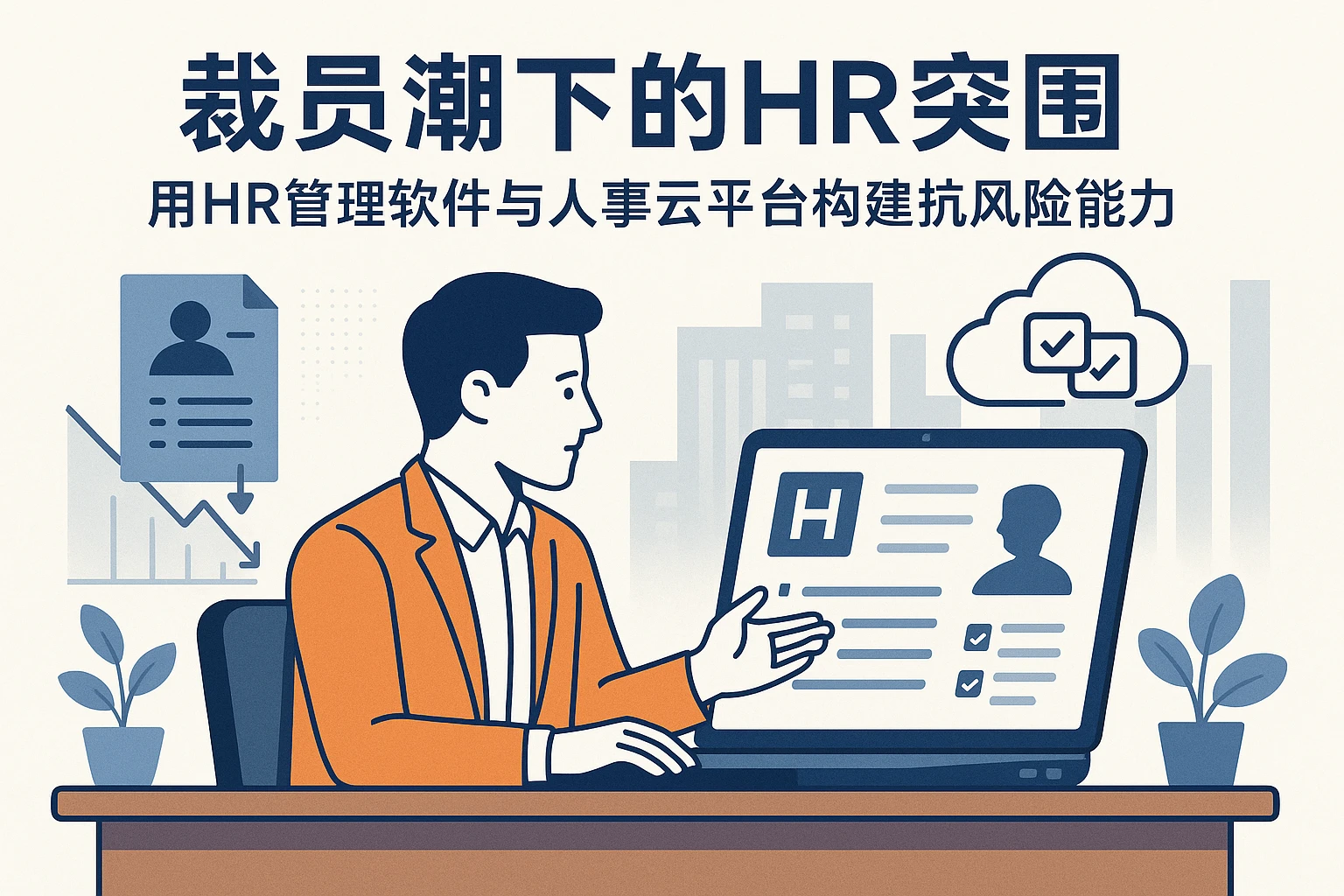 裁员潮下的HR突围:用HR管理软件与人事云平台构建抗风险能力