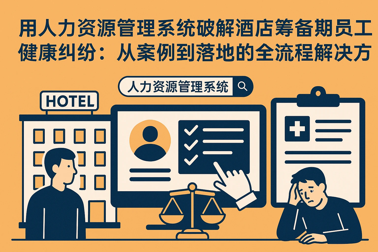 用人力资源管理系统破解酒店筹备期员工健康纠纷：从案例到落地的全流程解决方案