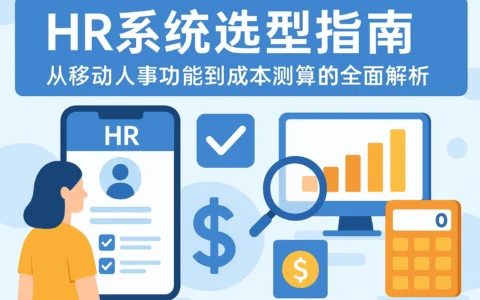 HR系统选型指南：从移动人事功能到成本测算的全面解析