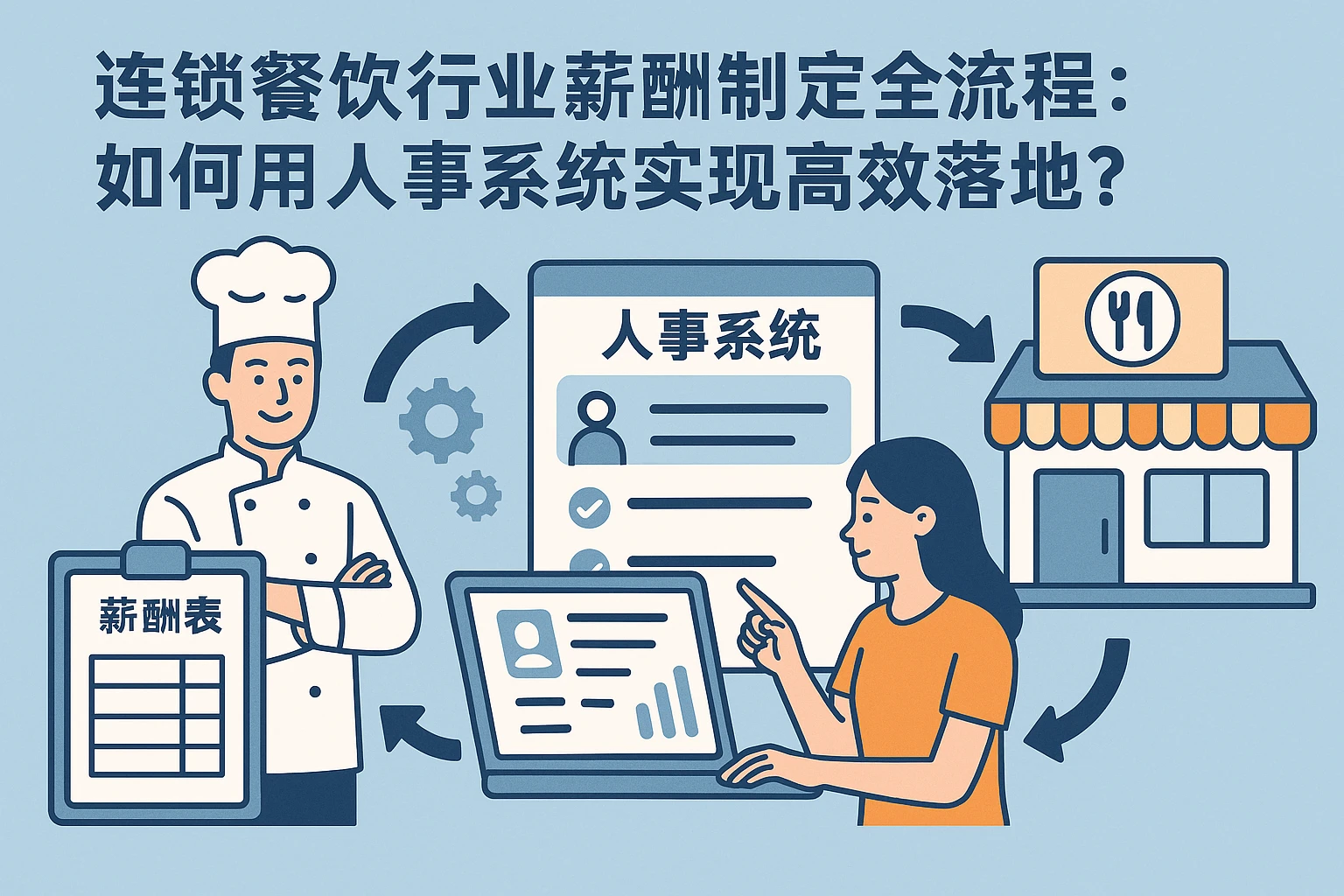 连锁餐饮行业薪酬制定全流程：如何用人事系统实现高效落地？