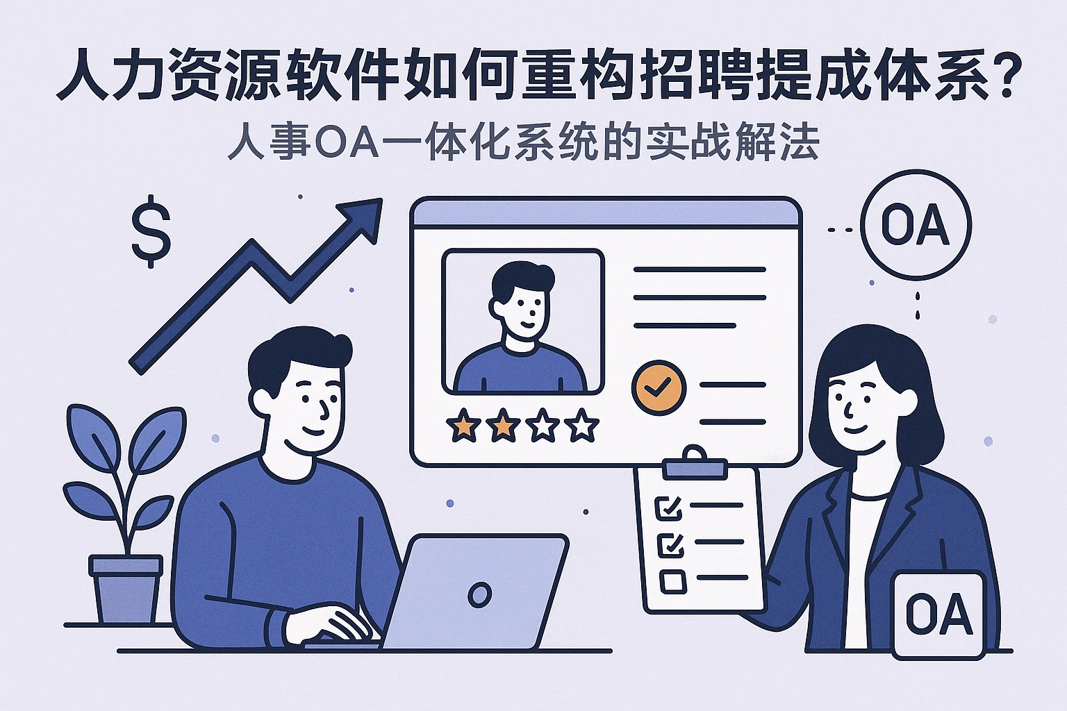 人力资源软件如何重构招聘提成体系？人事OA一体化系统的实战解法