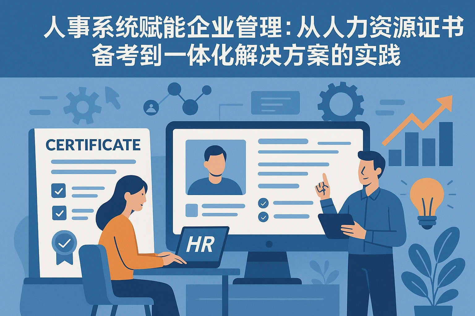 人事系统赋能企业管理：从人力资源证书备考到一体化解决方案的实践