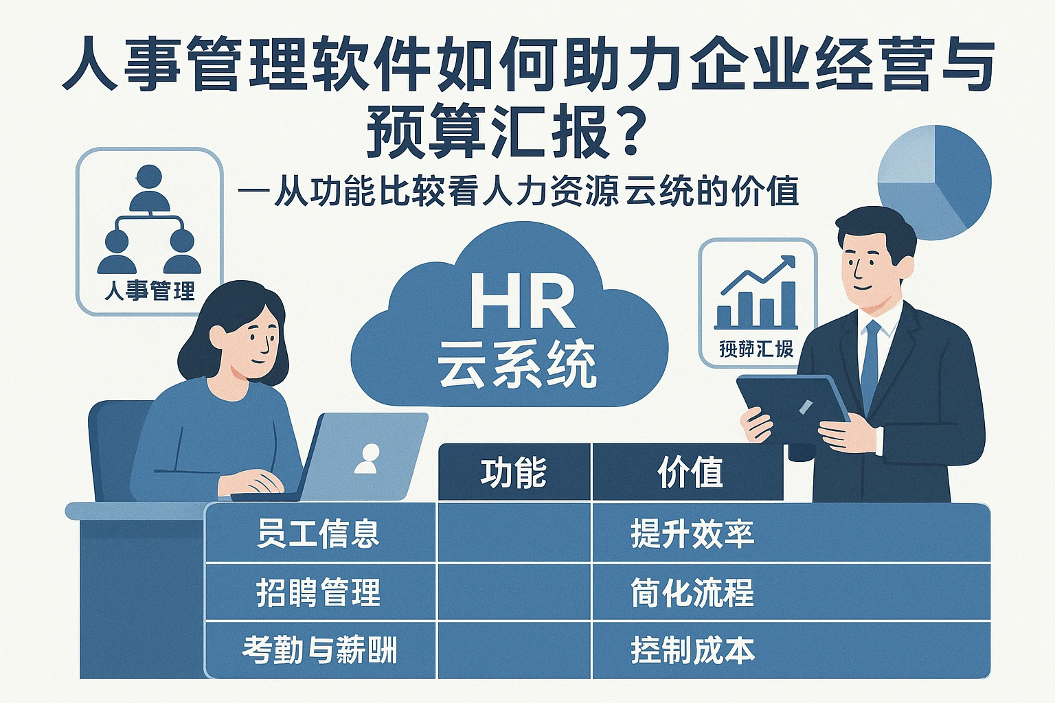 人事管理软件如何助力企业经营与预算汇报？——从功能比较看人力资源云系统的价值