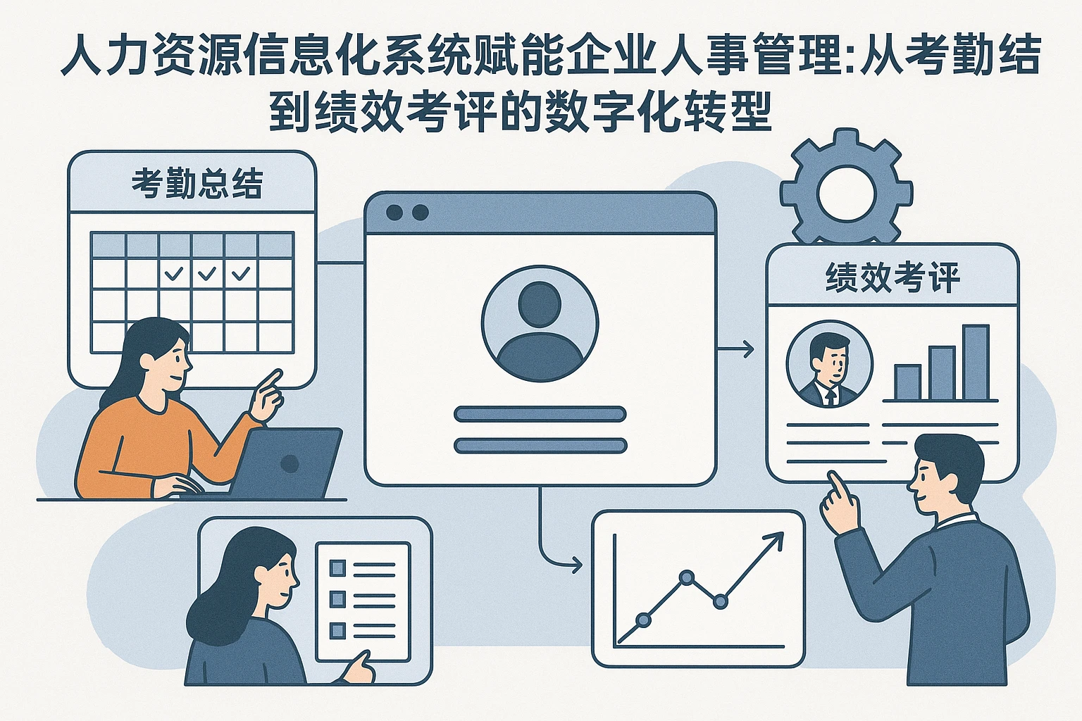 人力资源信息化系统赋能企业人事管理：从考勤总结到绩效考评的数字化转型