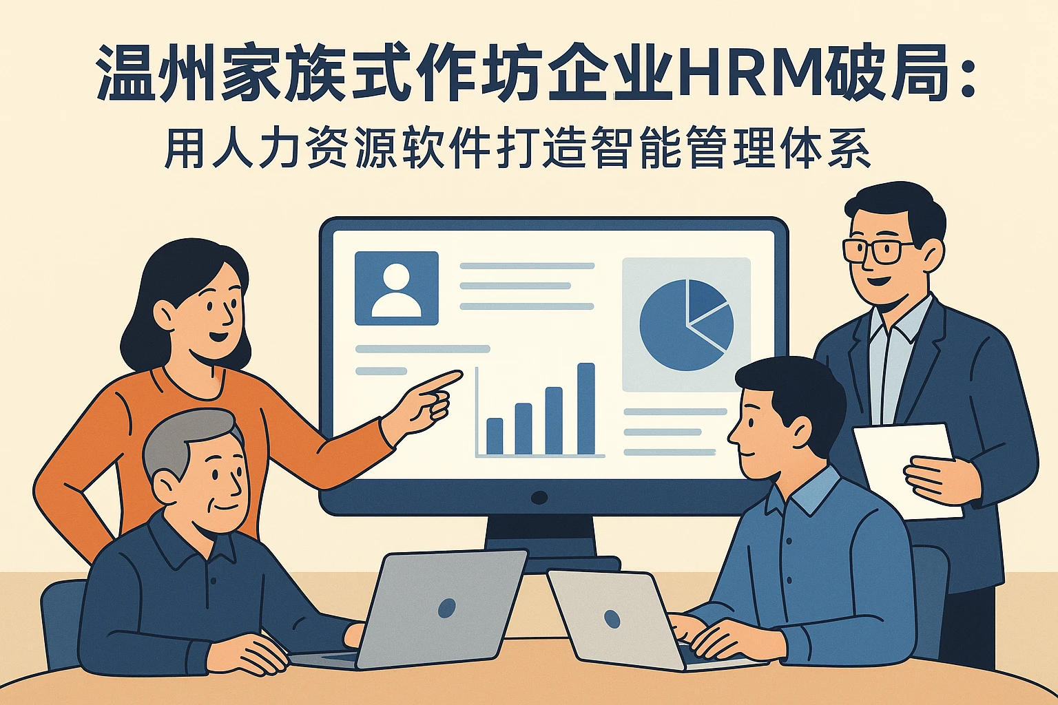 温州家族式作坊企业HRM破局：用人力资源软件打造智能管理体系