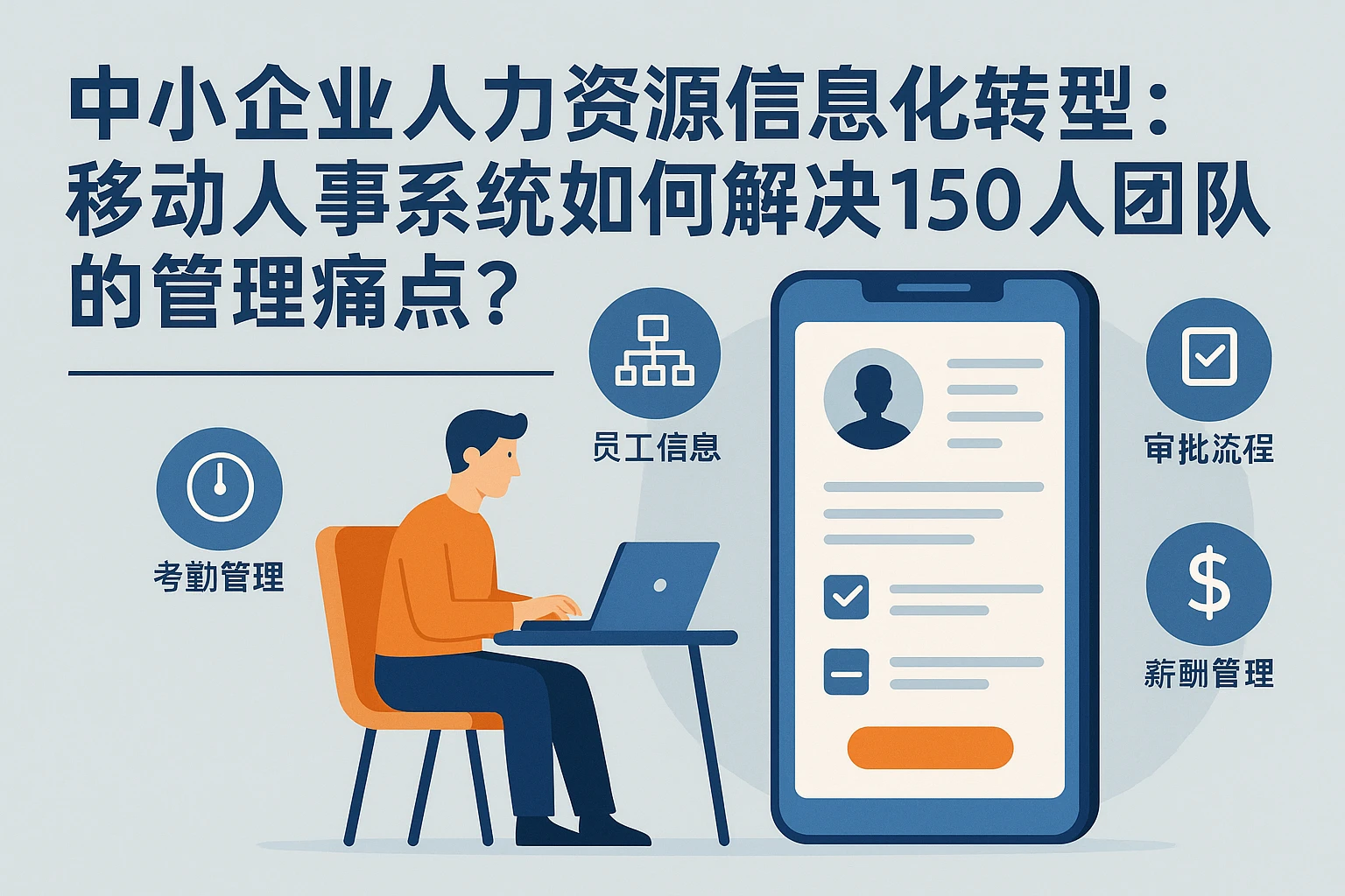 中小企业人力资源信息化转型：移动人事系统如何解决150人团队的管理痛点？