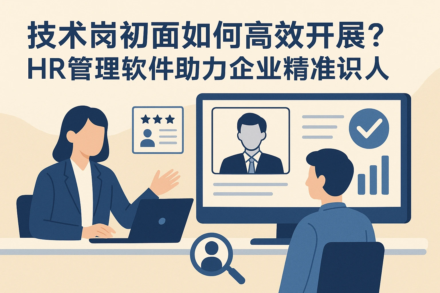 技术岗初面如何高效开展？HR管理软件助力企业精准识人