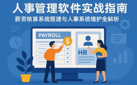 人事管理软件实战指南：薪资核算系统搭建与人事系统维护全解析