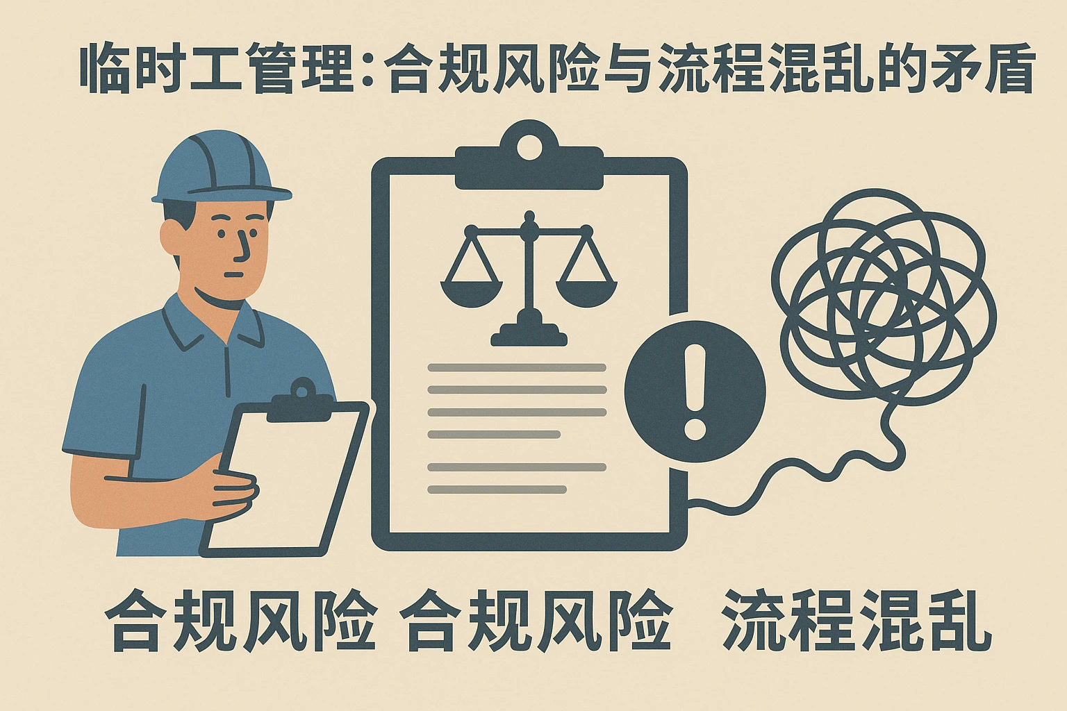 2. 临时工管理：合规风险与流程混乱的矛盾