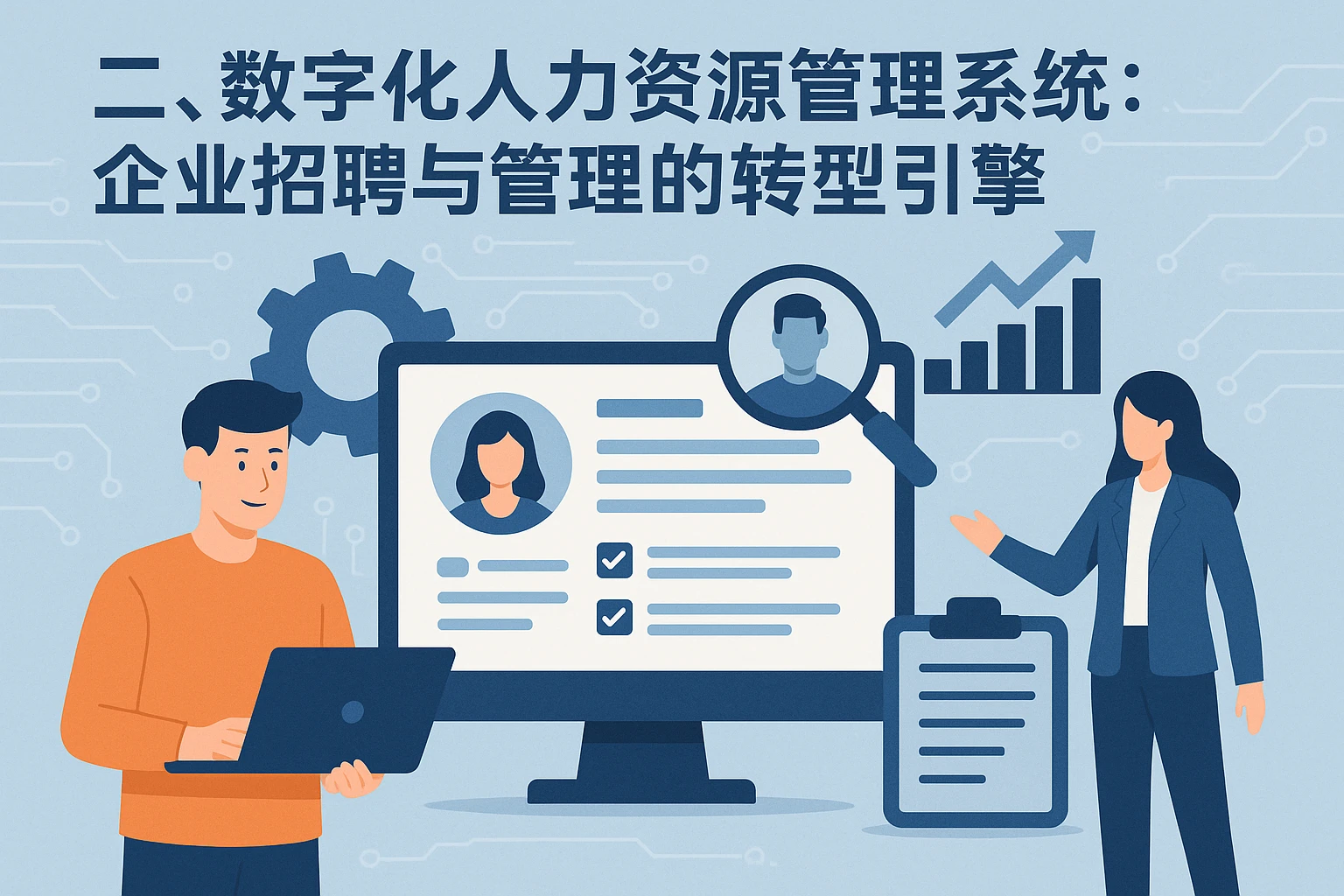 二、数字化人力资源管理系统：企业招聘与管理的转型引擎