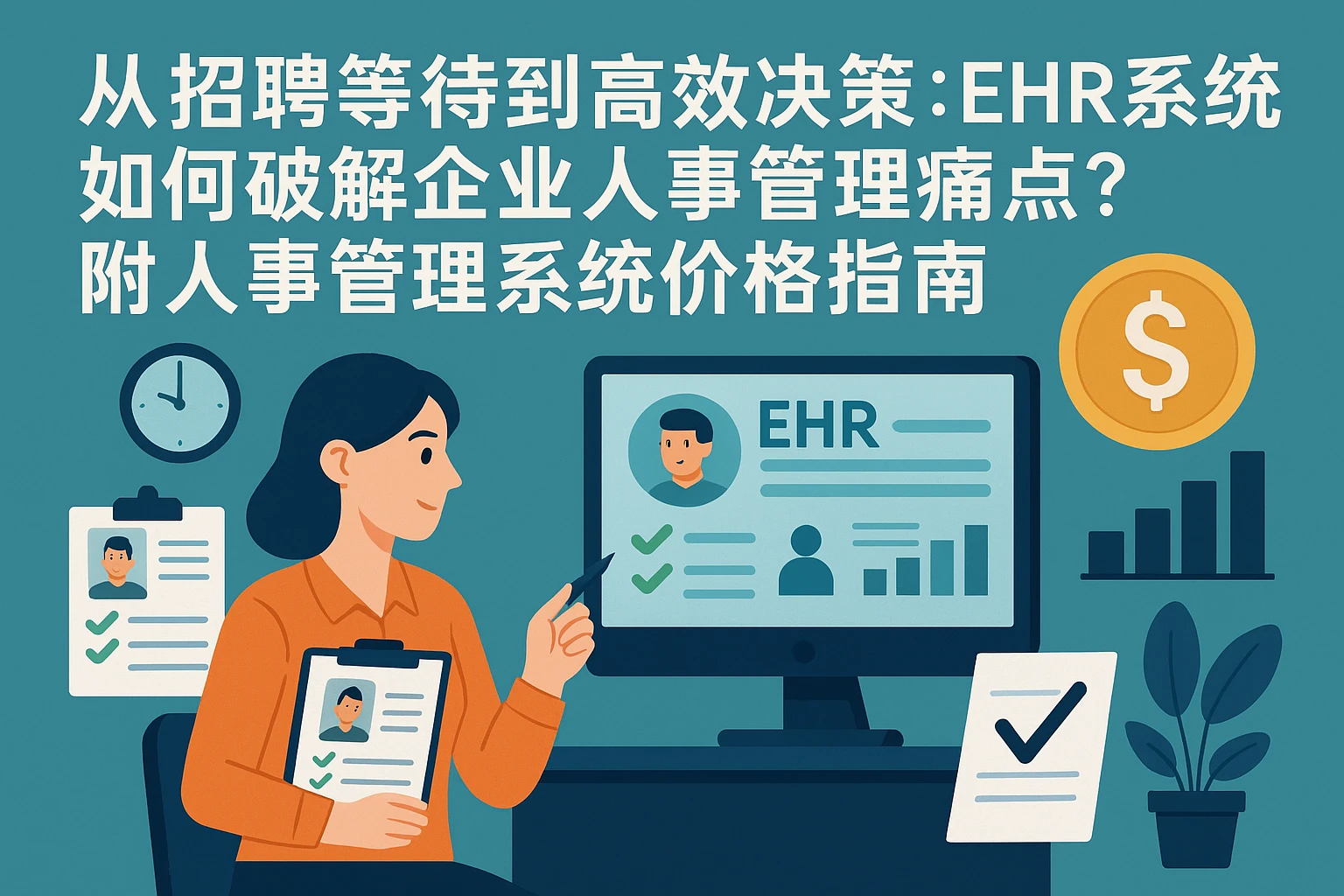 从招聘等待到高效决策：EHR系统如何破解企业人事管理痛点？附人事管理系统价格指南