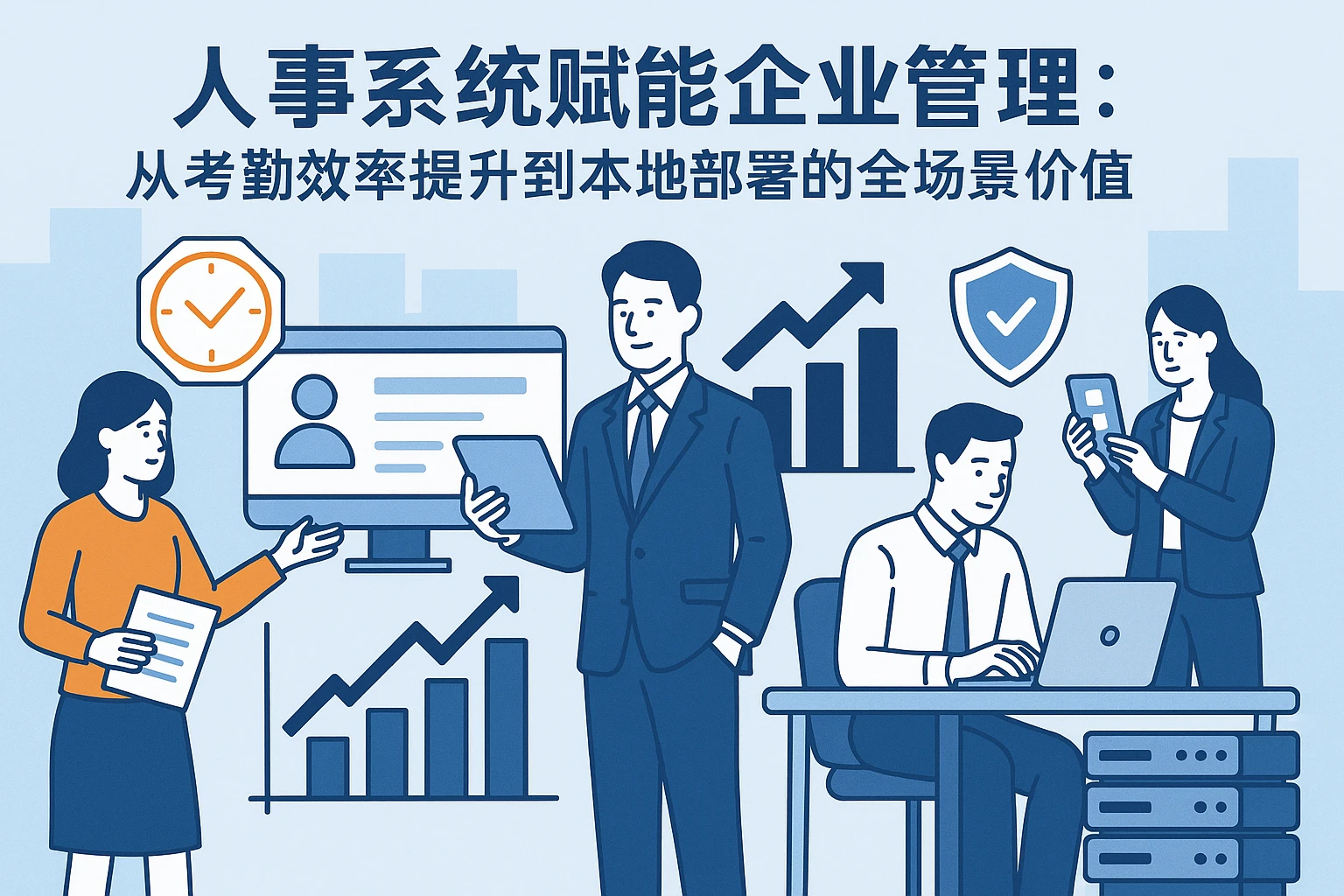 人事系统赋能企业管理：从考勤效率提升到本地部署的全场景价值