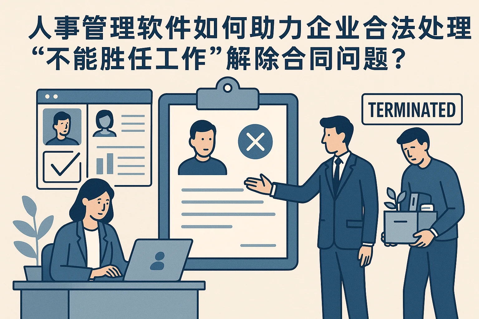人事管理软件如何助力企业合法处理“不能胜任工作”解除合同问题？