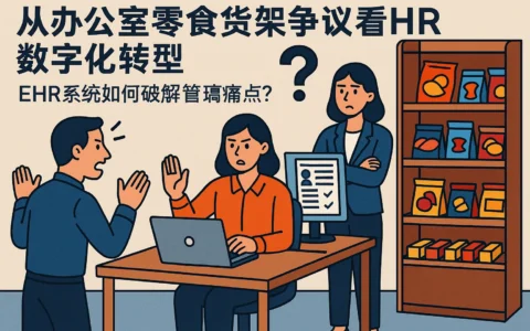 从办公室零食货架争议看HR数字化转型：EHR系统如何破解管理痛点？