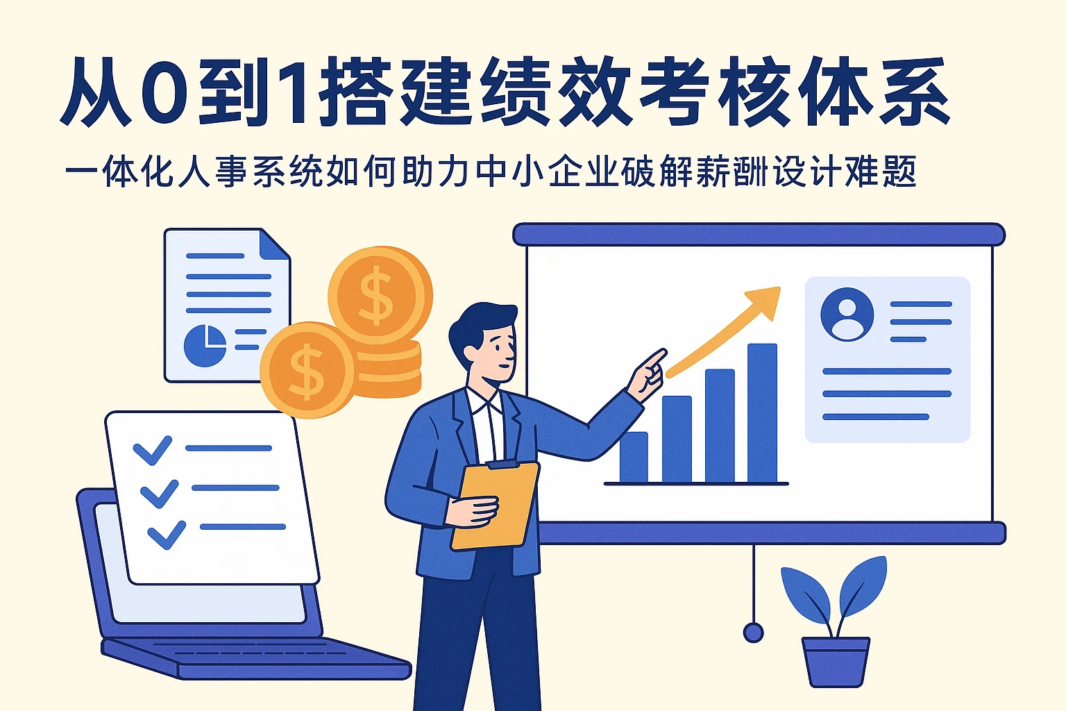 从0到1搭建绩效考核体系：一体化人事系统如何助力中小企业破解薪酬设计难题