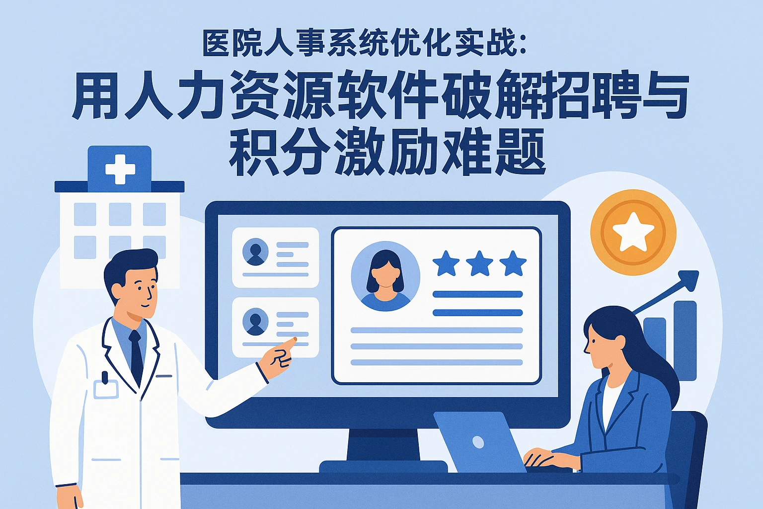 医院人事系统优化实战：用人力资源软件破解招聘与积分激励难题