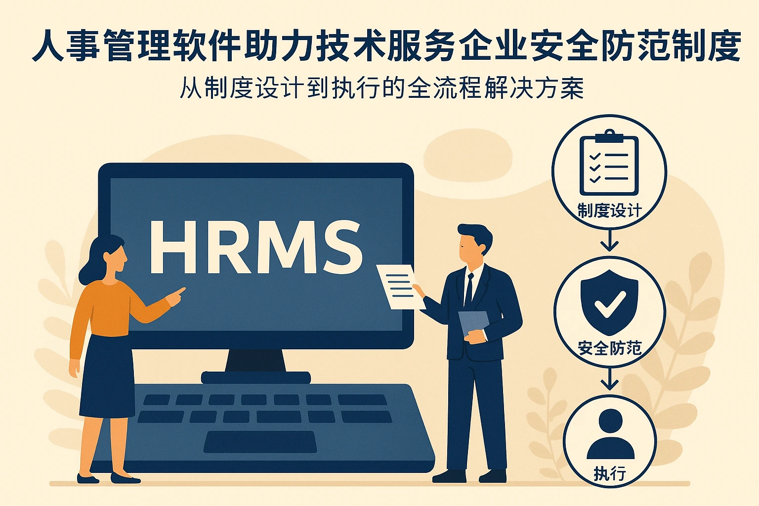 人事管理软件助力技术服务企业安全防范制度落地——从制度设计到执行的全流程解决方案