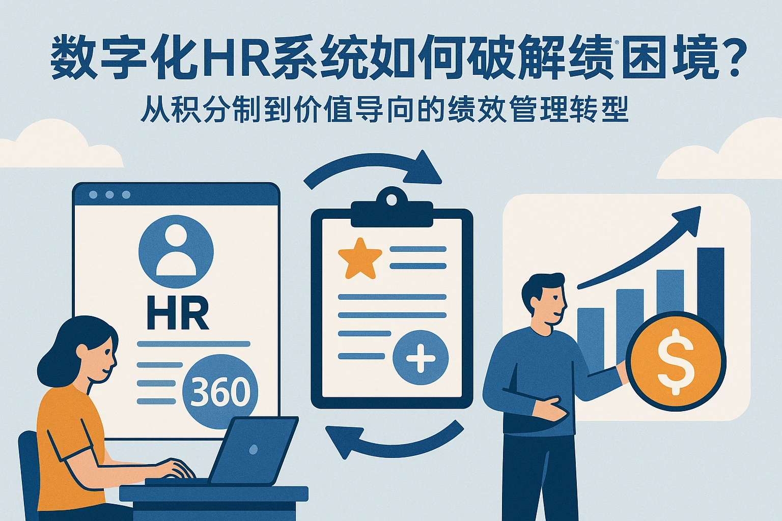 数字化HR系统如何破解绩效困境？从积分制到价值导向的绩效管理转型