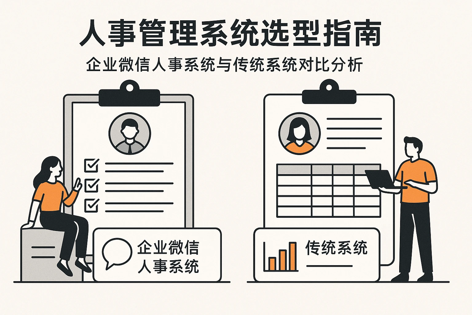 人事管理系统选型指南：企业微信人事系统与传统系统对比分析