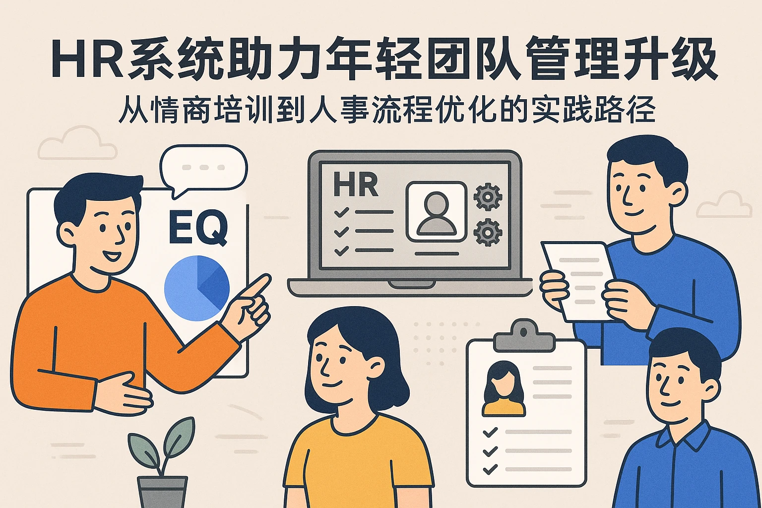 HR系统助力年轻团队管理升级：从情商培训到人事流程优化的实践路径