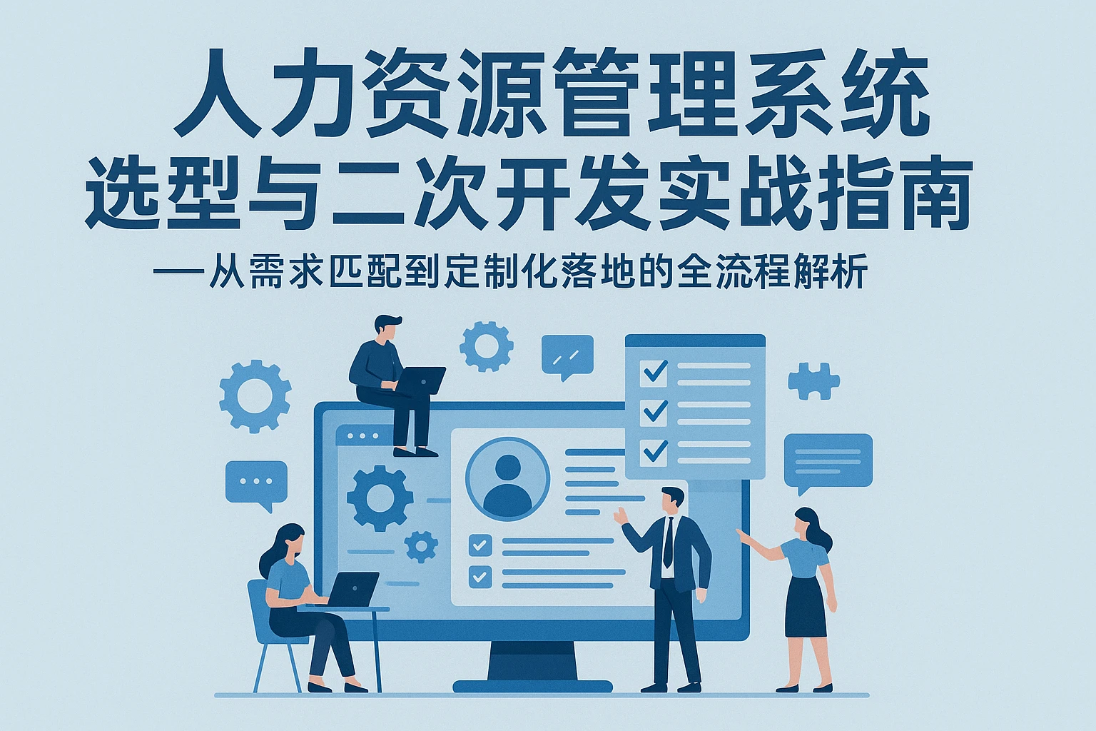 人力资源管理系统选型与二次开发实战指南——从需求匹配到定制化落地的全流程解析