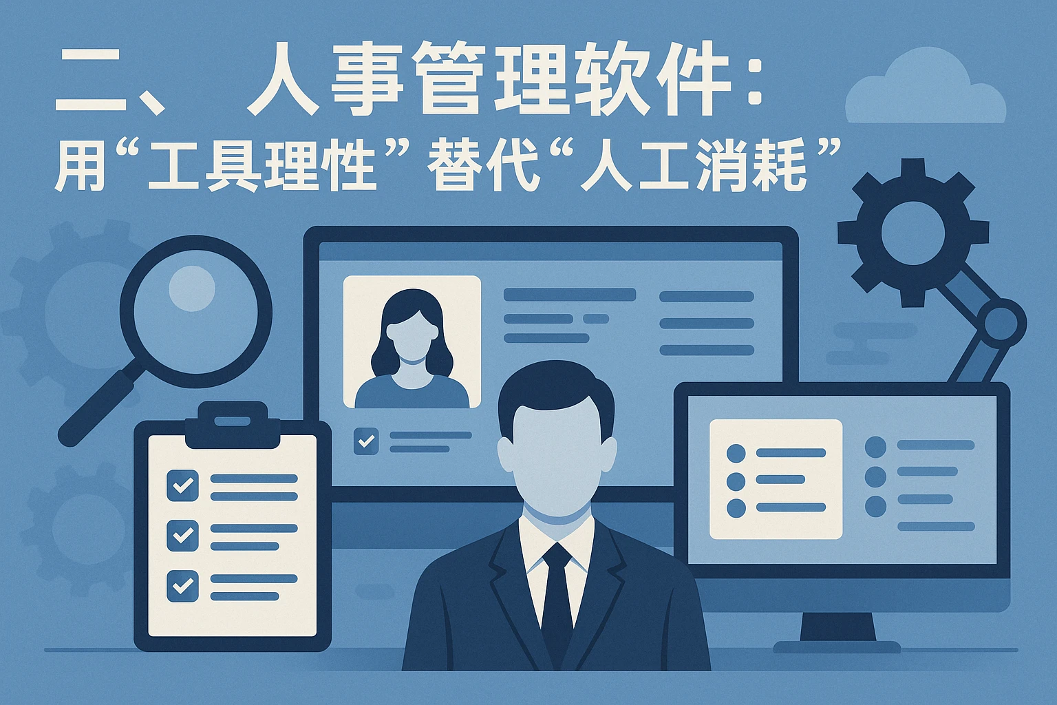 二、人事管理软件：用“工具理性”替代“人工消耗”
