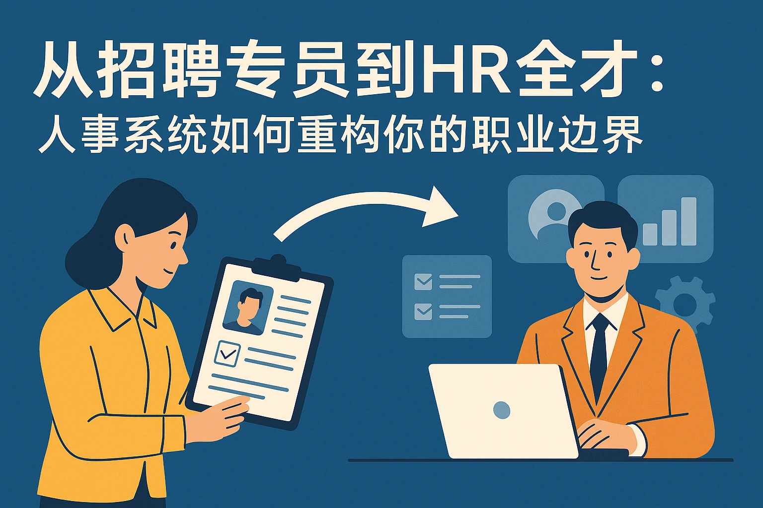 从招聘专员到HR全才：人事系统如何重构你的职业边界
