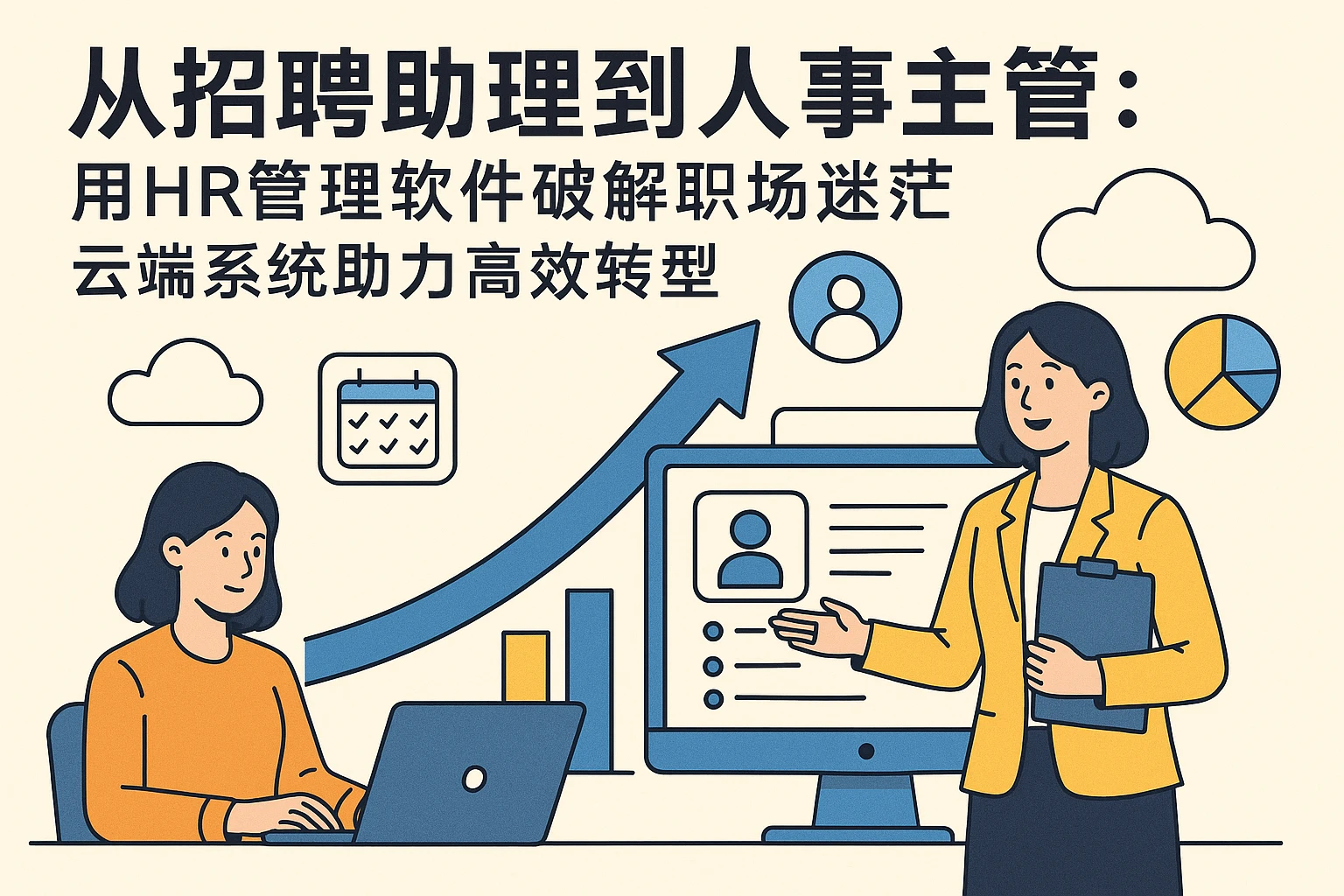 从招聘助理到人事主管：用HR管理软件破解职场迷茫，云端系统助力高效转型