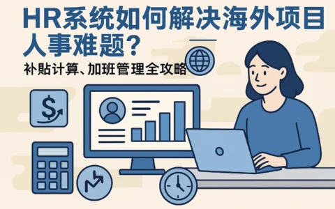 HR系统如何解决海外项目人事难题？补贴计算、加班管理全攻略