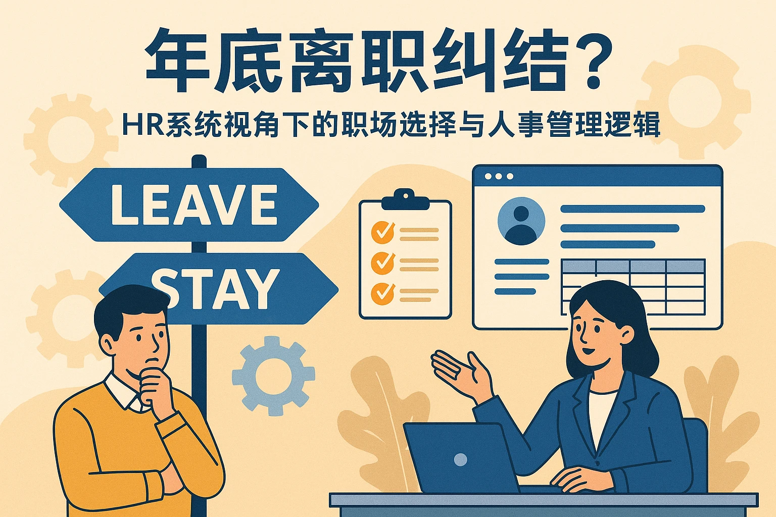 年底离职纠结？HR系统视角下的职场选择与人事管理逻辑