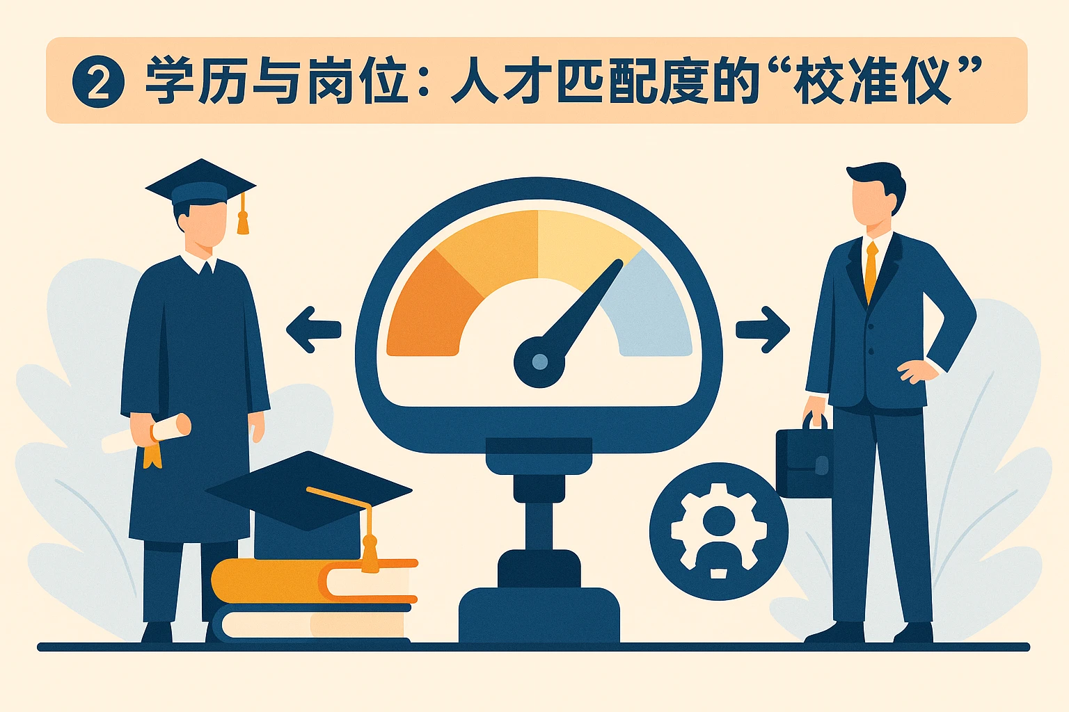 2. 学历与岗位：人才匹配度的“校准仪”