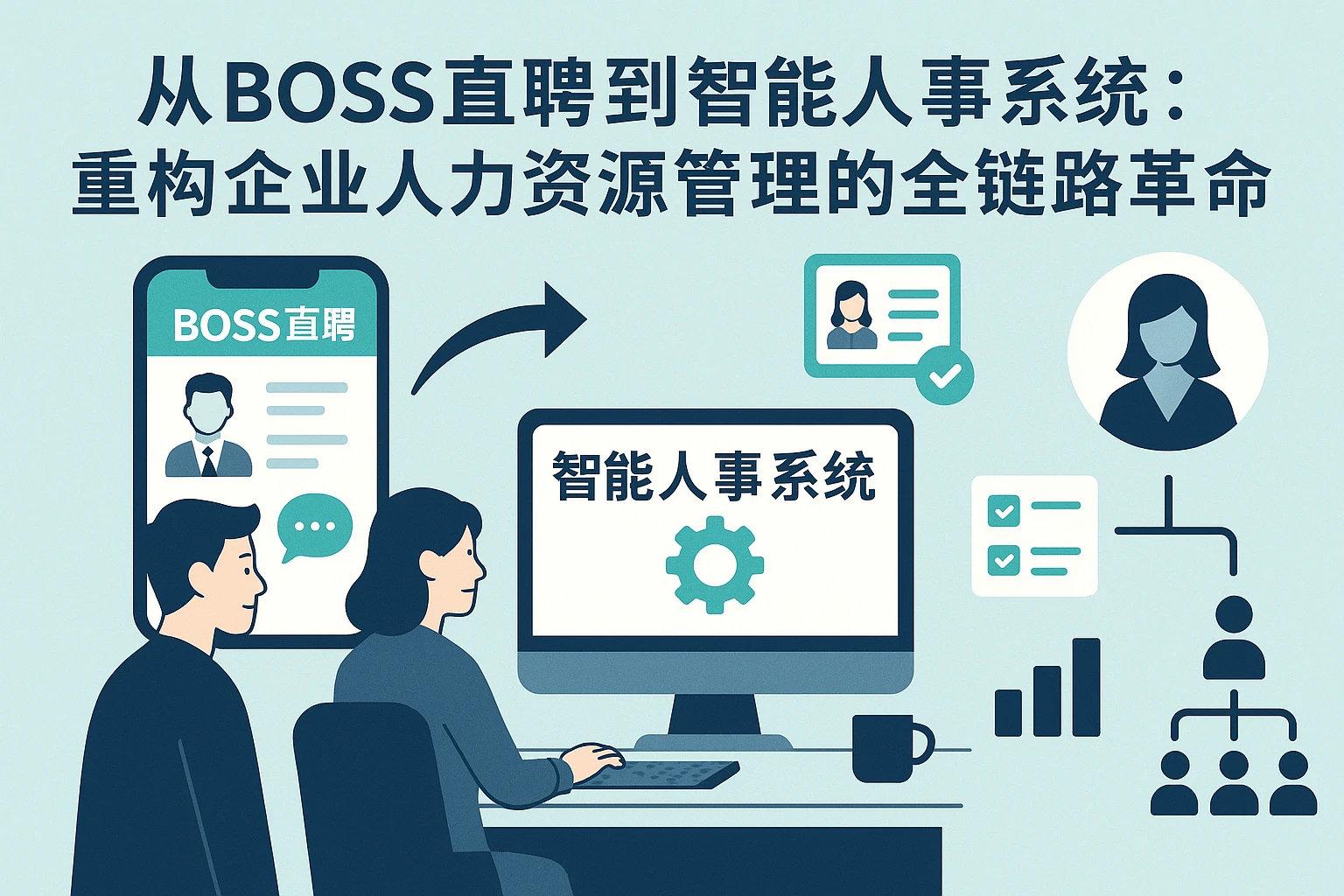 从BOSS直聘到智能人事系统：重构企业人力资源管理的全链路革命