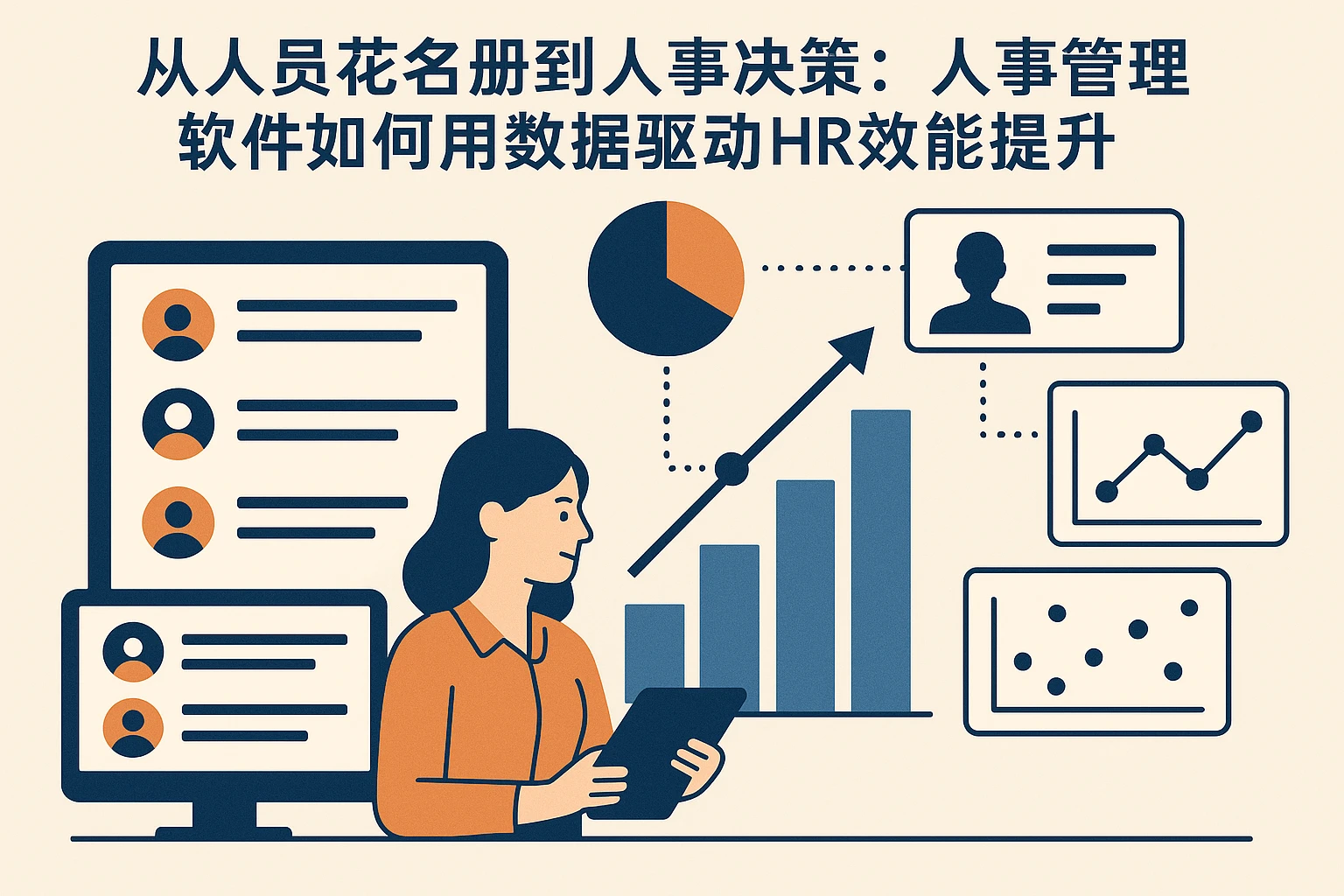 从人员花名册到人事决策：人事管理软件如何用数据驱动HR效能提升