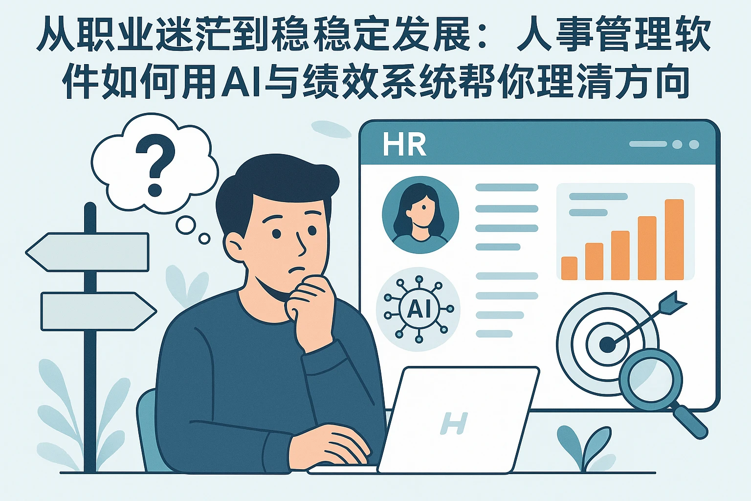 从职业迷茫到稳定发展：人事管理软件如何用AI与绩效系统帮你理清方向
