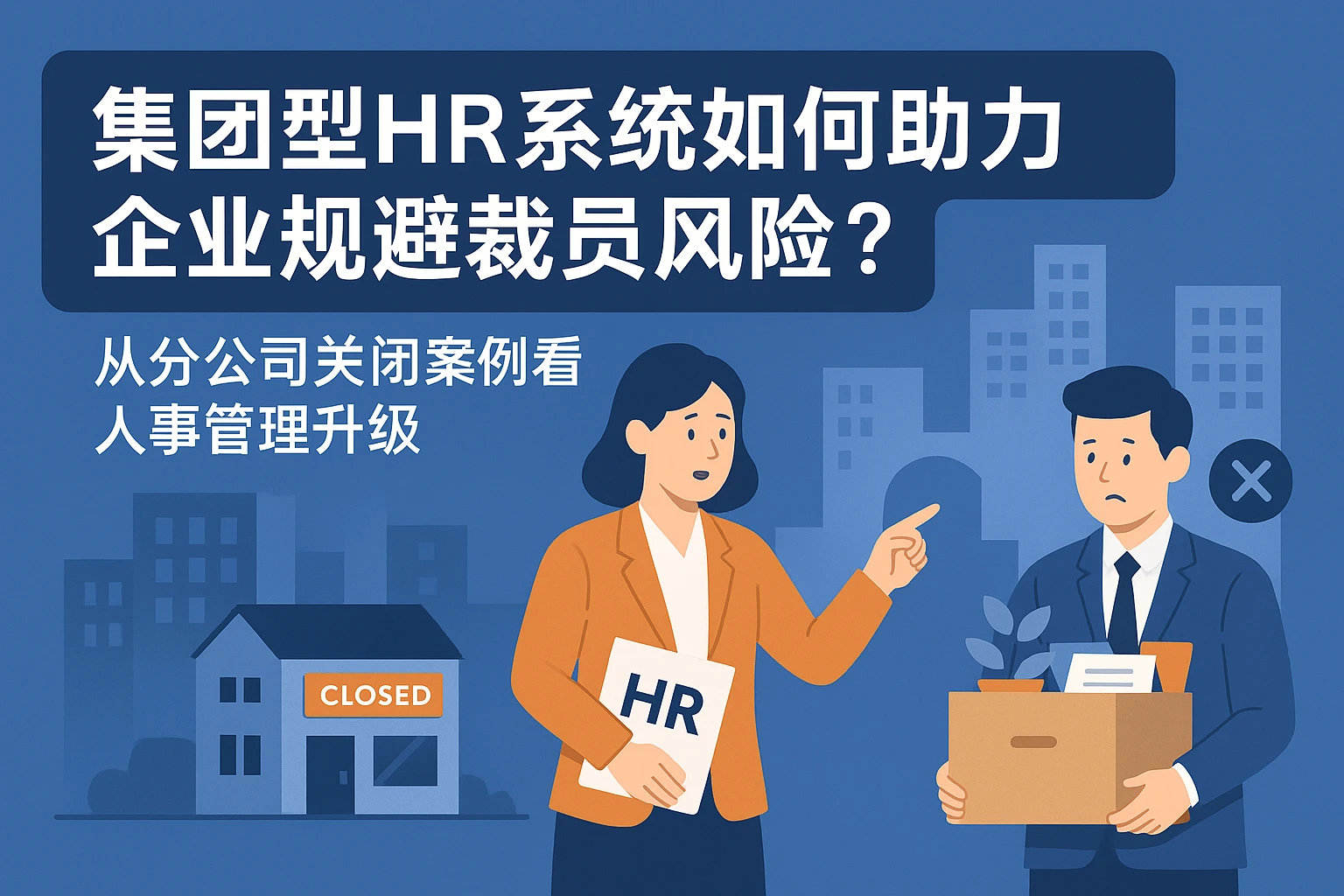集团型HR系统如何助力企业规避裁员风险？从分公司关闭案例看人事管理升级