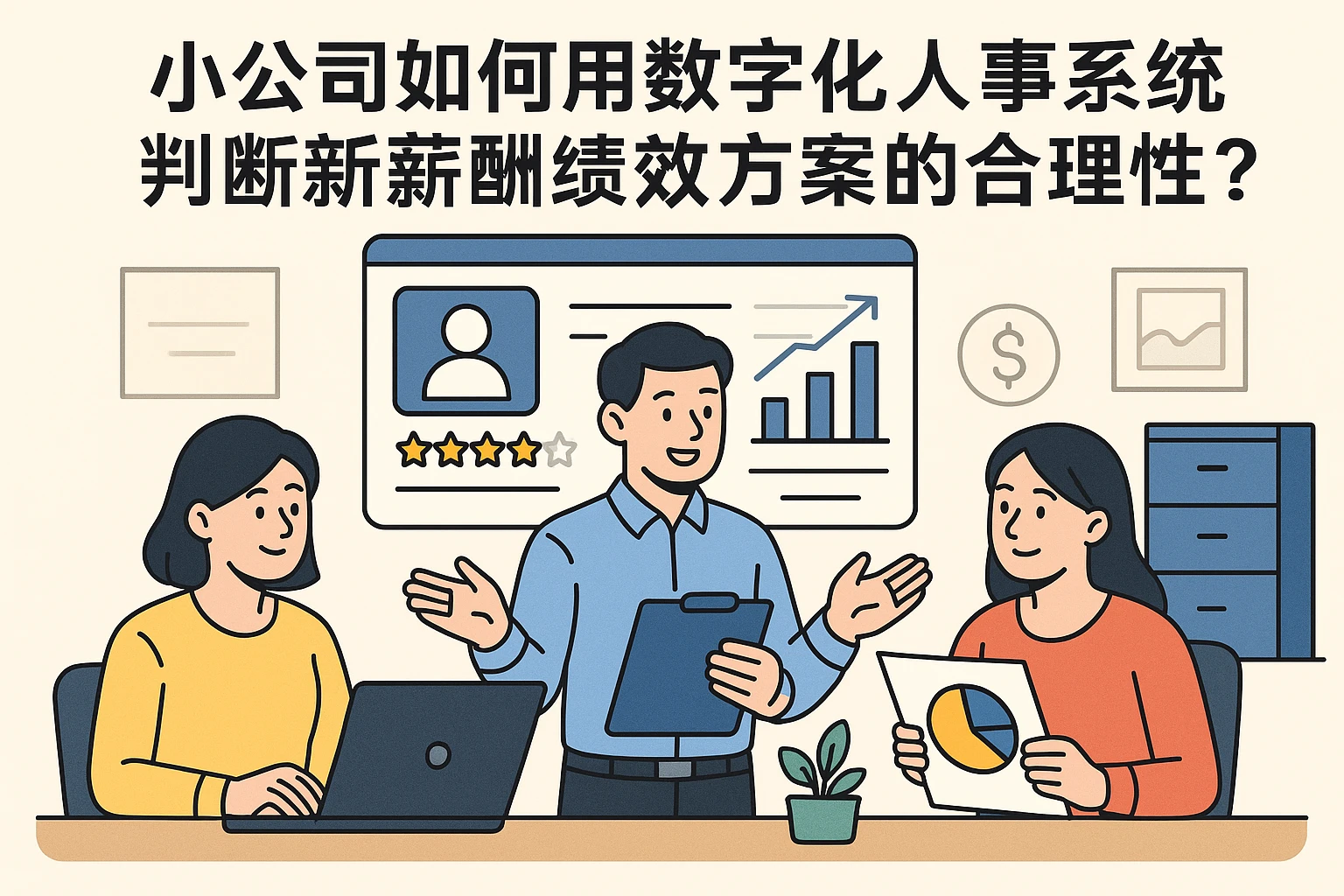 小公司如何用数字化人事系统判断新薪酬绩效方案的合理性？