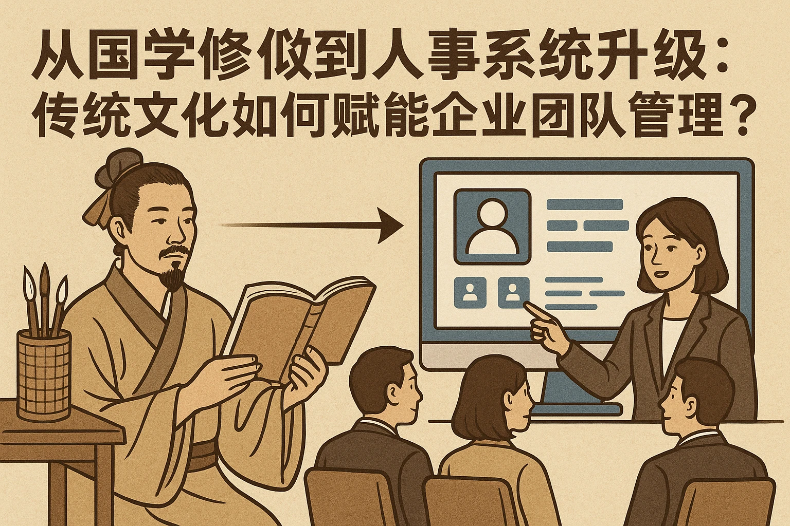 从国学修习到人事系统升级：传统文化如何赋能企业核心团队管理？
