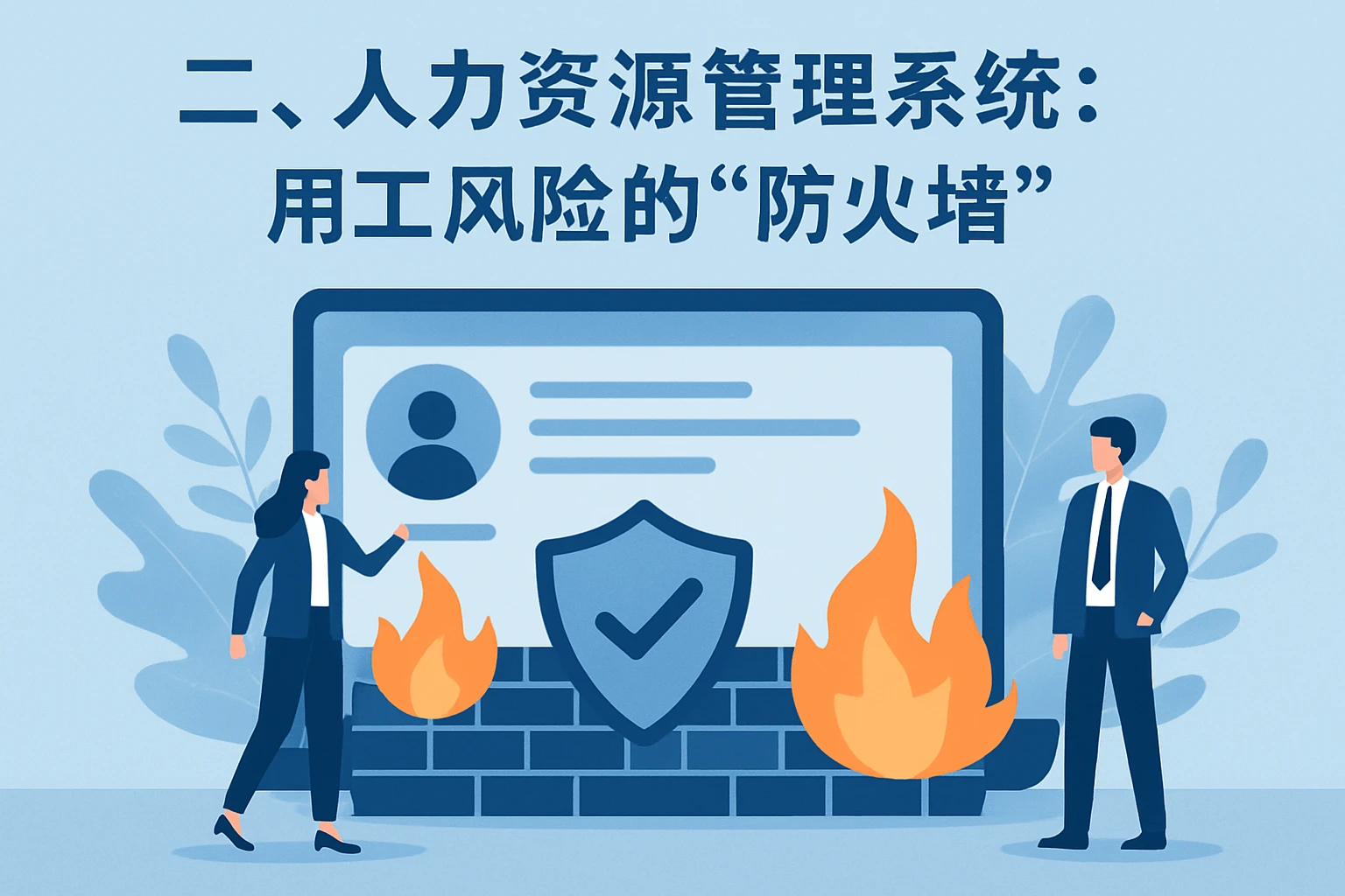二、人力资源管理系统：用工风险的“防火墙”