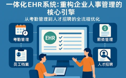 一体化EHR系统：重构企业人事管理的核心引擎——从考勤管理到人才招聘的全流程优化