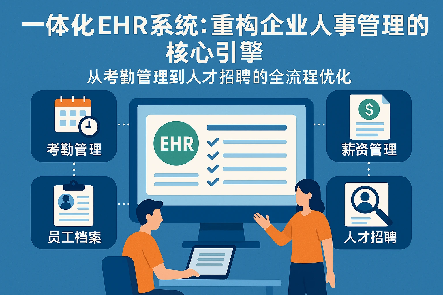 一体化EHR系统：重构企业人事管理的核心引擎——从考勤管理到人才招聘的全流程优化
