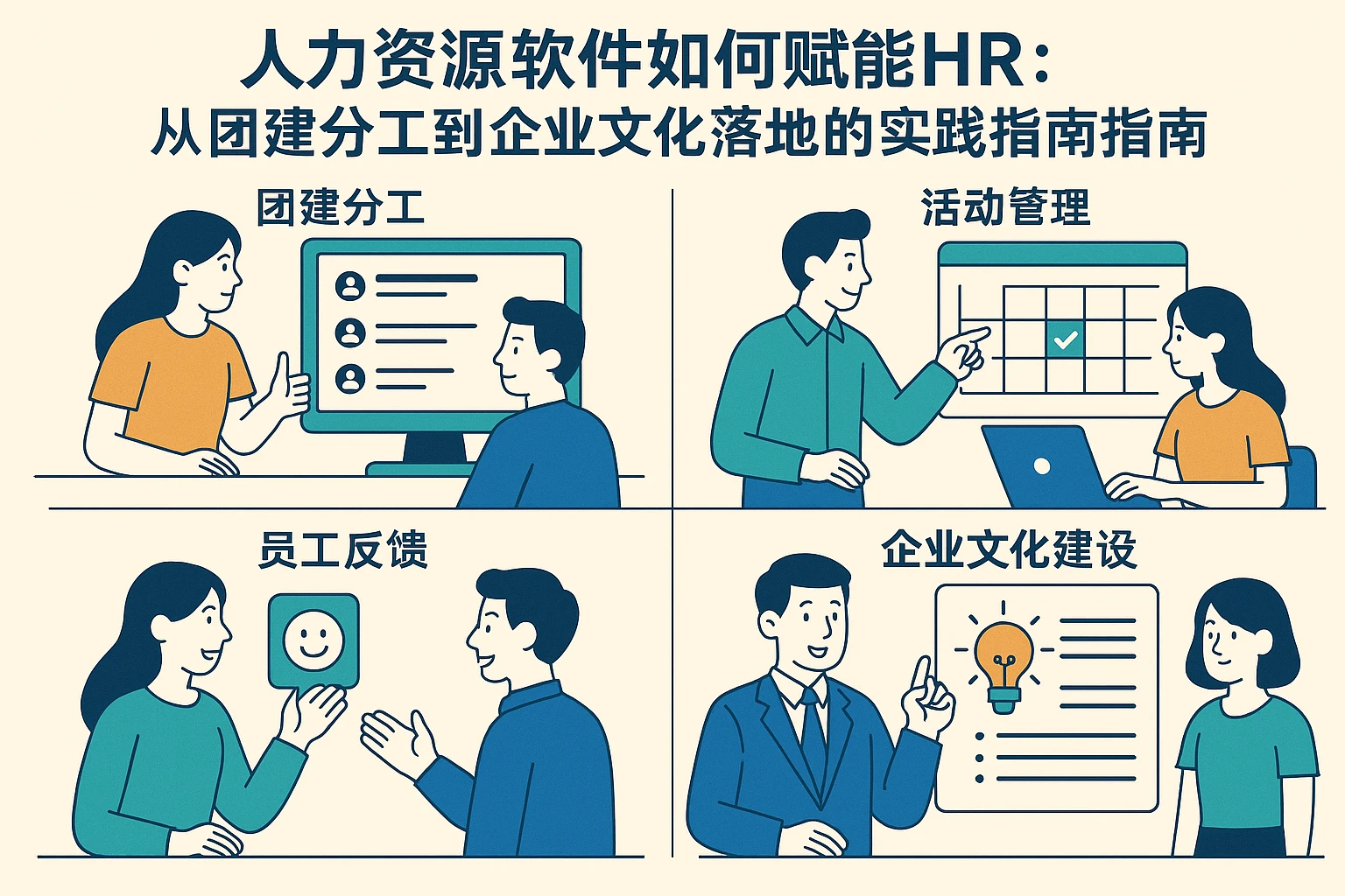 人力资源软件如何赋能HR：从团建分工到企业文化落地的实践指南