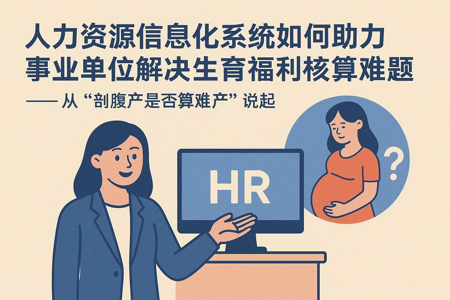 人力资源信息化系统如何助力事业单位解决生育福利核算难题——从“剖腹产是否算难产”说起