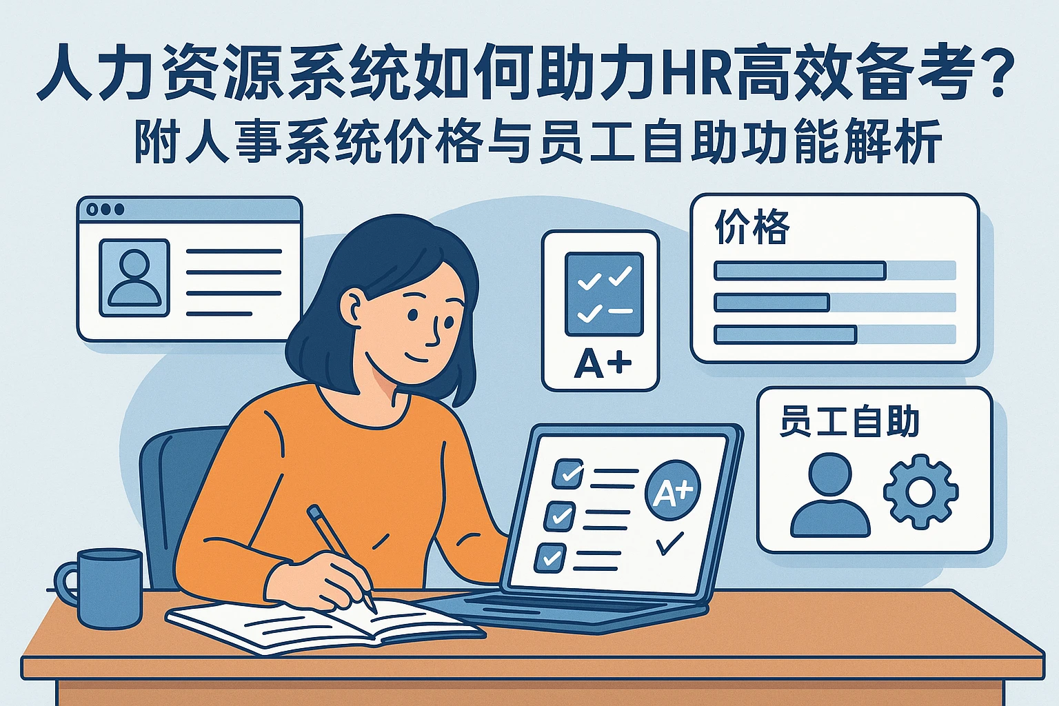 人力资源系统如何助力HR高效备考？附人事系统价格与员工自助功能解析