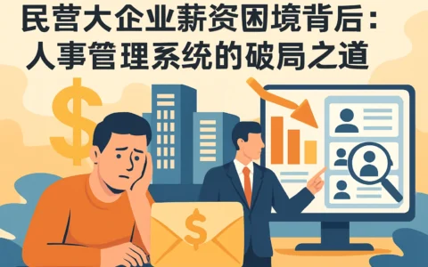 民营大企业薪资困境背后：人事管理系统的破局之道