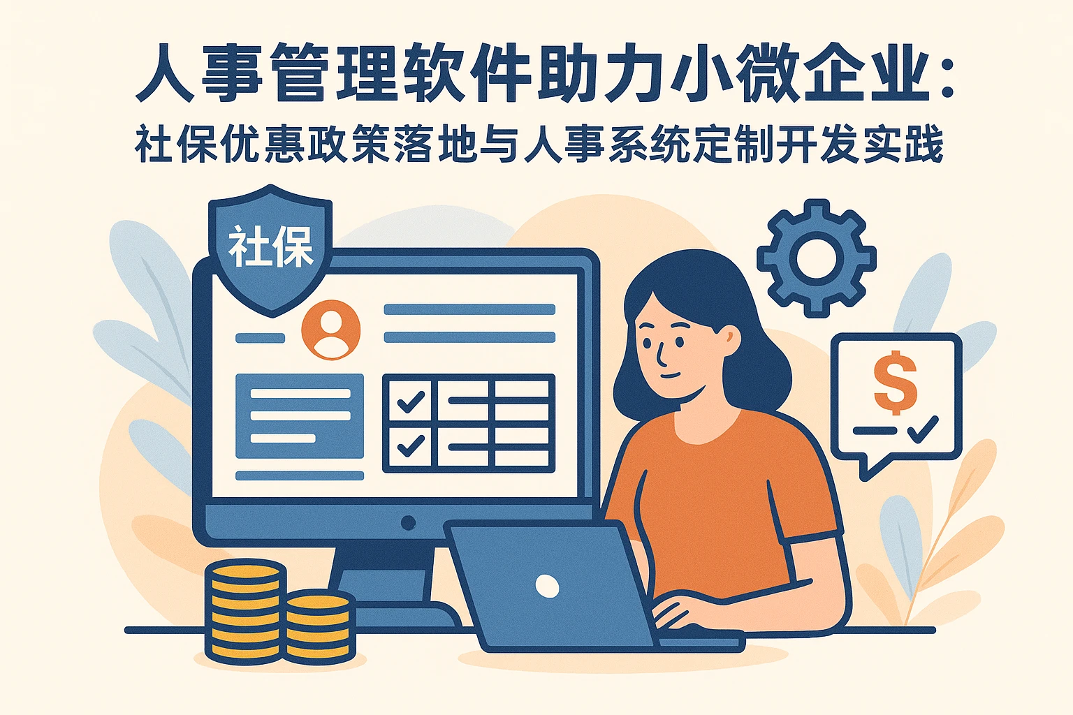 人事管理软件助力小微企业：社保优惠政策落地与人事系统定制开发实践