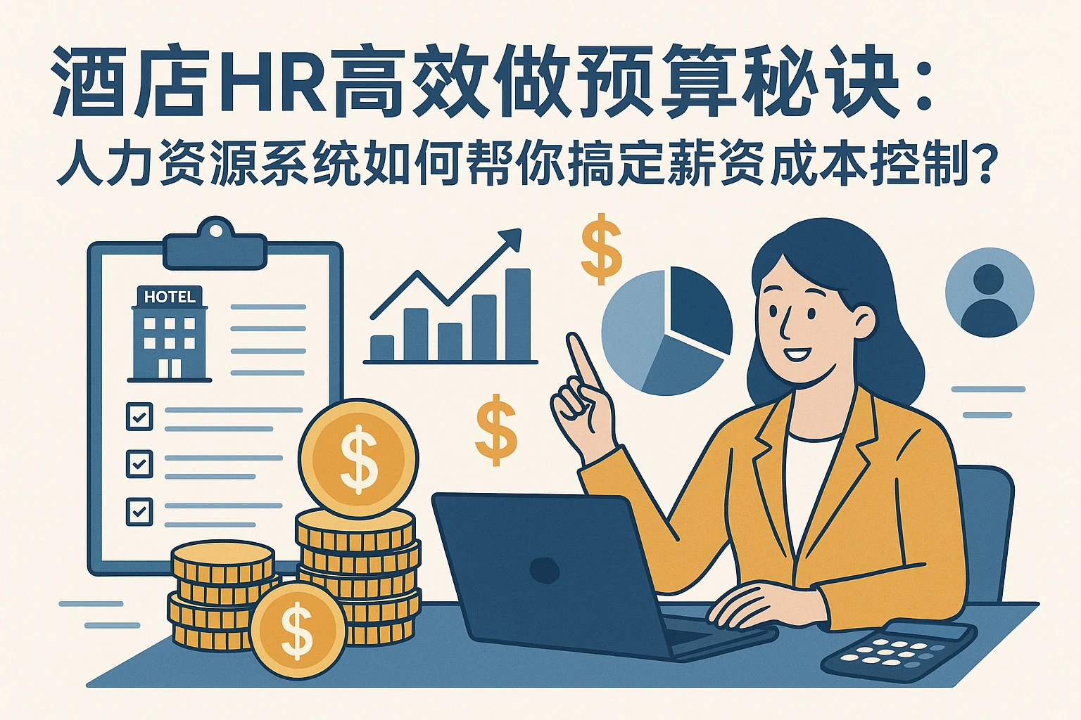 酒店HR高效做预算秘诀：人力资源系统如何帮你搞定薪资成本控制？