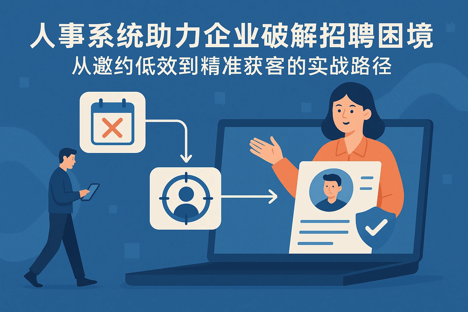 人事系统助力企业破解招聘困境：从邀约低效到精准获客的实战路径