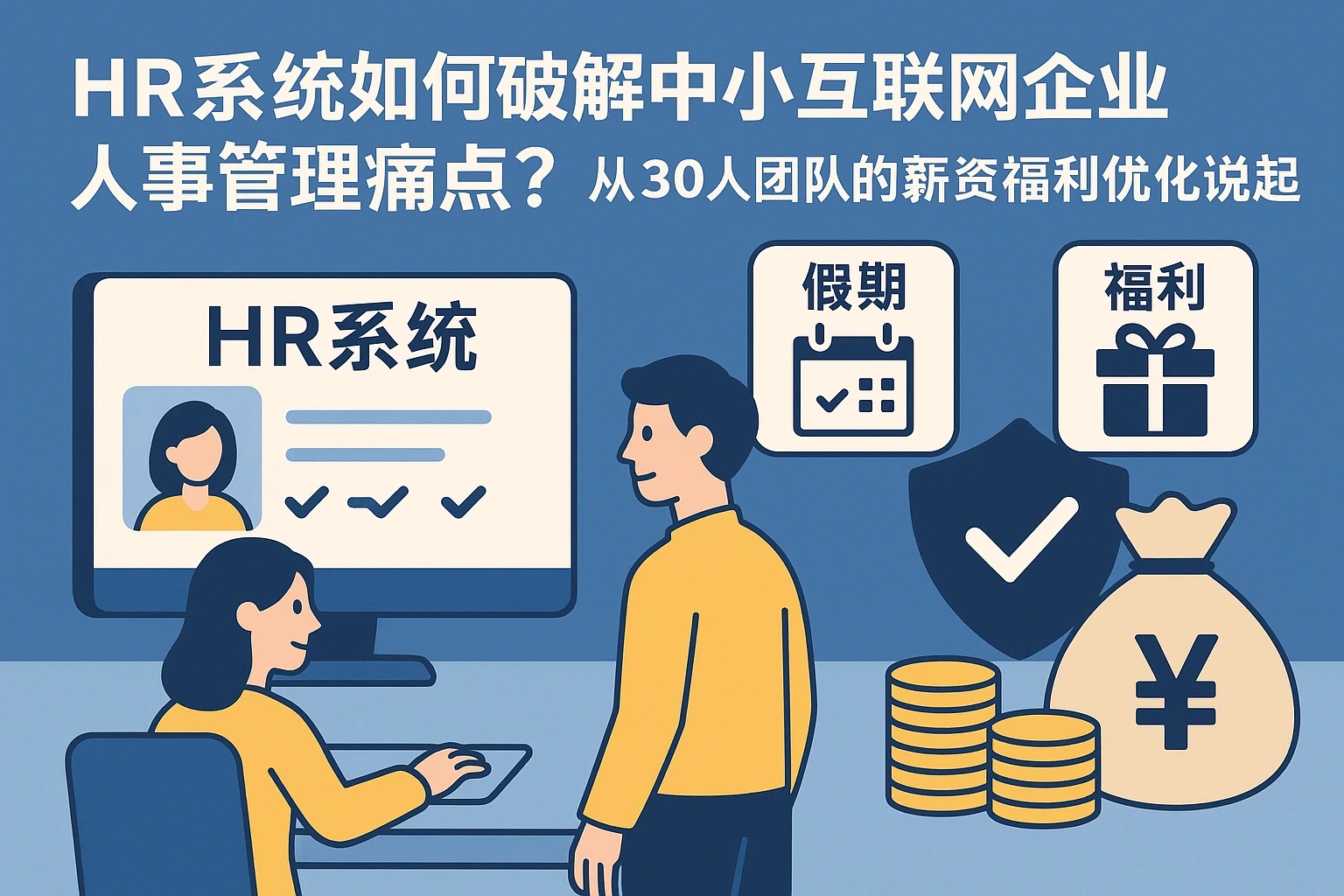HR系统如何破解中小互联网企业人事管理痛点？从30人团队的薪资福利优化说起