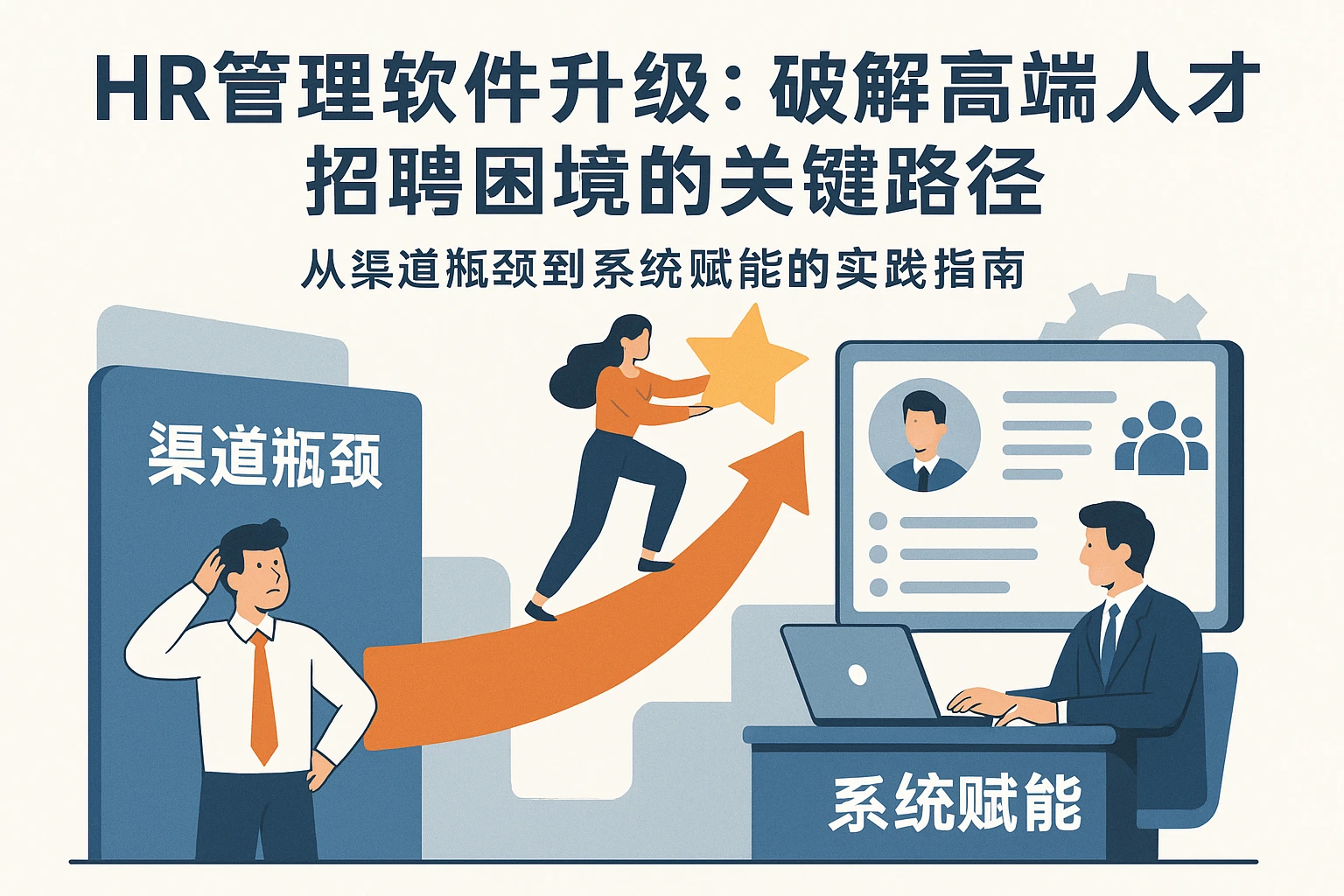 HR管理软件升级：破解高端人才招聘困境的关键路径——从渠道瓶颈到系统赋能的实践指南